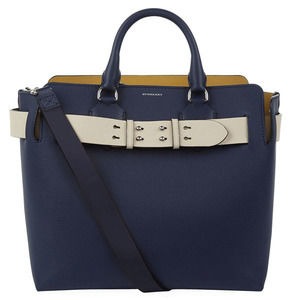 Burberry London Outlet Leather Handbag Blue